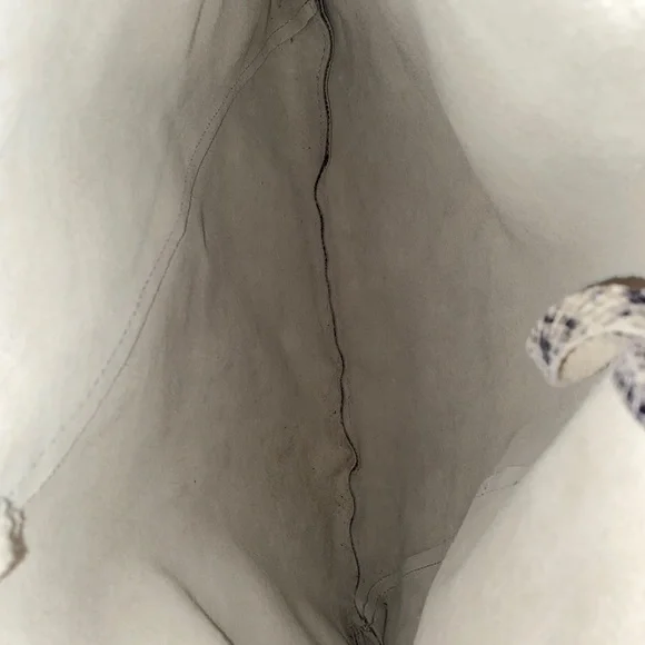 Persaman New York Gray Snakeskin Handbag - Picture 4 of 7